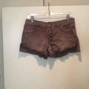 Free People Distressed Denim Short